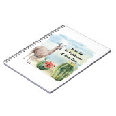 Book Club Funny Llama Journal Notizblock (Linke Seite)