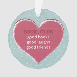 Book Club Herzlich Willkommen Ornament