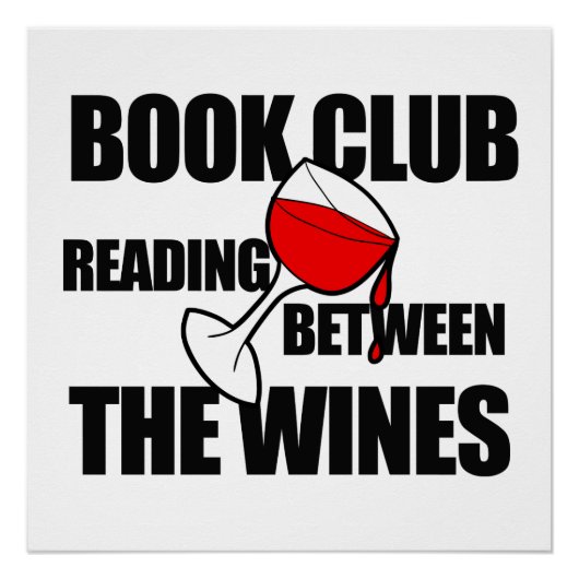 BOOK CLUB Lesen zwischen den Weinen Poster (Vorderseite)