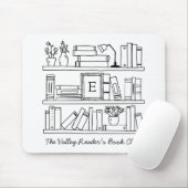 Book Club Member's Personalized Gift Mousepad (Mit Mouse)