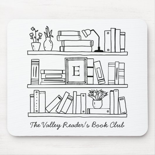 Book Club Member's Personalized Gift Mousepad (Vorne)