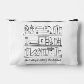 Book Club Member's Personalized Gift Zubehörtasche (Vorderseite)