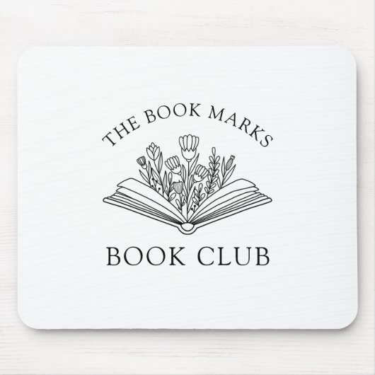 Book Club Name Members Personalized Gift Mousepad (Vorne)