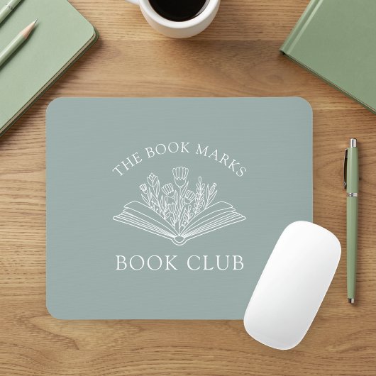 Book Club Name Members Personalized Gift Mousepad