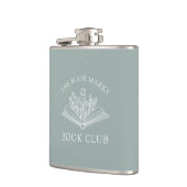 Book Club Name Personalized Gift Favor Flachmann (Links)