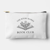 Book Club Name Personalized Gift Zubehörtasche (Vorderseite)