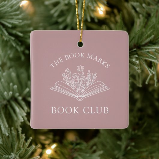 Book Club Name Personalized Ornament (Baum)