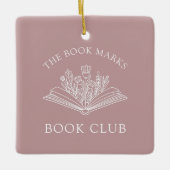 Book Club Name Personalized Ornament (Vorderseite)