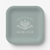 Book Club Name Personalized  Pappteller (Vorderseite)