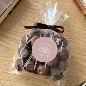 Book Club Name Personalized  Runder Aufkleber