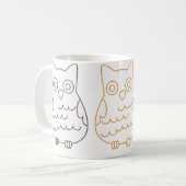Book Club Owls Kaffeetasse (Vorderseite Links)