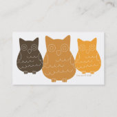 Book Club Owls Visitenkarte (Rückseite)