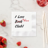 "Book Club" Papier Napkins Serviette (Beispiel)