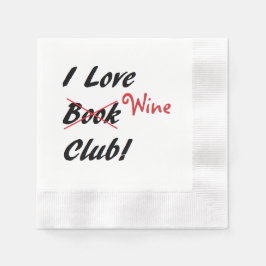 "Book Club" Papier Napkins Serviette