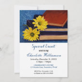 BOOK CLUB PARTY EREIGNIS INVITE EINLADUNG (Vorderseite)