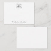 Book Club Personalized Correspondence Mitteilungskarte (Vorne/Hinten)