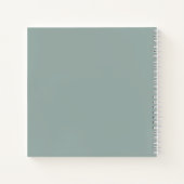 Book Club Personalized Name Gift Spiral Notebook Notizblock (Rückseite)