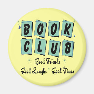 Book Club Retro - Gute Freunde, Zeiten und Lachen Magnet