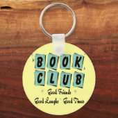 Book Club Retro - Gute Freunde, Zeiten und Lachen Schlüsselanhänger (Vorderseite)