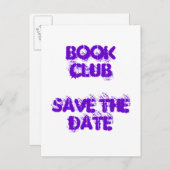 Book Club - Save the Date - Postkarte (Vorne/Hinten)