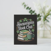 Book Club St Patricks Day Ankündigung (Stehend Vorderseite)