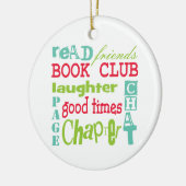Book Club Subway Design by ArtinspiSpione Keramik Ornament (Links)