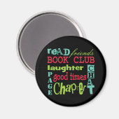 Book Club Subway Design by ArtinspiSpione Magnet (Vorderseite/Rückseite)