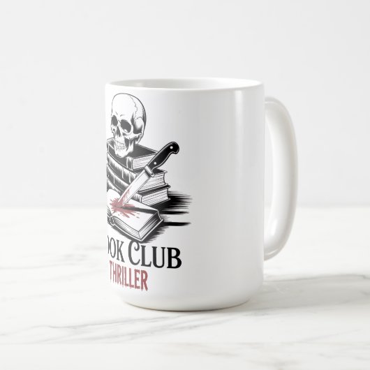 Book Club Thriller Kaffeetasse (VorderseiteRechts)