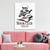 Book Club Thriller Leinwanddruck (Insitu (Wohnzimmer))