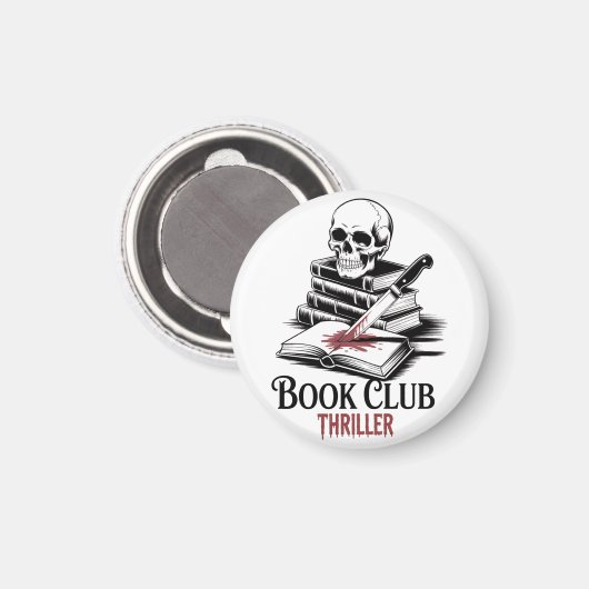Book Club Thriller Magnet (Vorderseite/Rückseite)