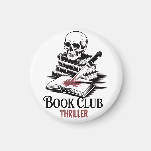 Book Club Thriller Magnet (Vorne)