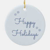 Book Club Weihnachten Personalisiert Keramik Ornament (Hinten)