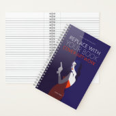 Book Cover Author Book Launch WerbeNotebook Notizblock (Innen)