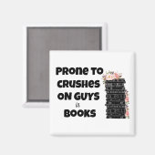 Book Crushes Magnet (Vorderseite/Rückseite)
