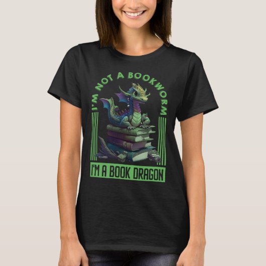 Book Dragon book  Dragon fans Book love Dragon T-Shirt (Vorderseite)