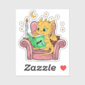 Book Dragon Fantasy Reader - Lover Aufkleber (Blatt)