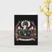 Book Dragon Yes I Really Do Need All These Books Karte (Gelbe Blume)