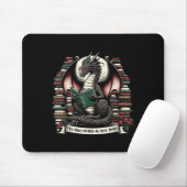 Book Dragon Yes I Really Do Need All These Books Mousepad (Mit Mouse)
