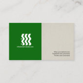 Book Editor - Einfach elegant Stilvoll Visitenkarte (Rückseite)