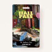 Book Experience Hall Pass Abzeichen Ausweis (Rückseite)