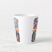 Book Explorer – Cute Cat Reading Adventure Milchtasse (Vorderseite)