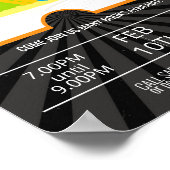 BOOK FAIR Fundraiser Flyer Poster (Ecke)