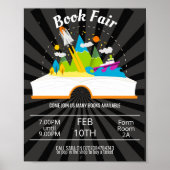 BOOK FAIR Fundraiser Flyer Poster (Vorne)