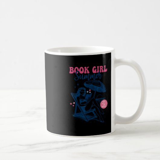Book Girl Summer Dive Into A Good Book Bookish Bea Kaffeetasse (Rechts)