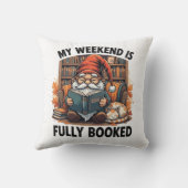 Book-gnome-Design Kissen (Rückseite)