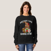 Book Gnome Mom Saying For Tea Grandma Librarian Sweatshirt (Vorne ganz)