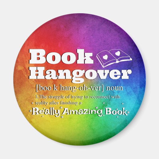 Book Hangover Magnet (Vorne)