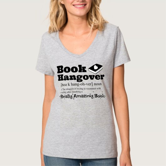 Book Hangover T - Shirt (Vorderseite)