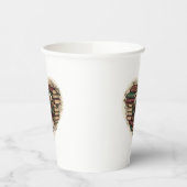 Book Heart Paper Cups | Vintage Aesthetic Pappbecher (Links)