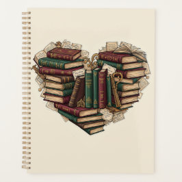 Book Heart Planner Planer